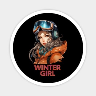 Winter Girl Magnet